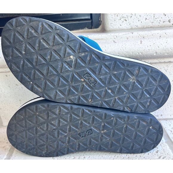 Teva Universal Flatform Sandal Blue Black White Unisex Outdoor Waterproof Size 9 main image 12
